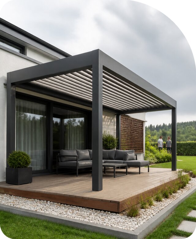 Биоклиматическая пергола в Артёме от 77753 р. | РадиДОМА-Арт